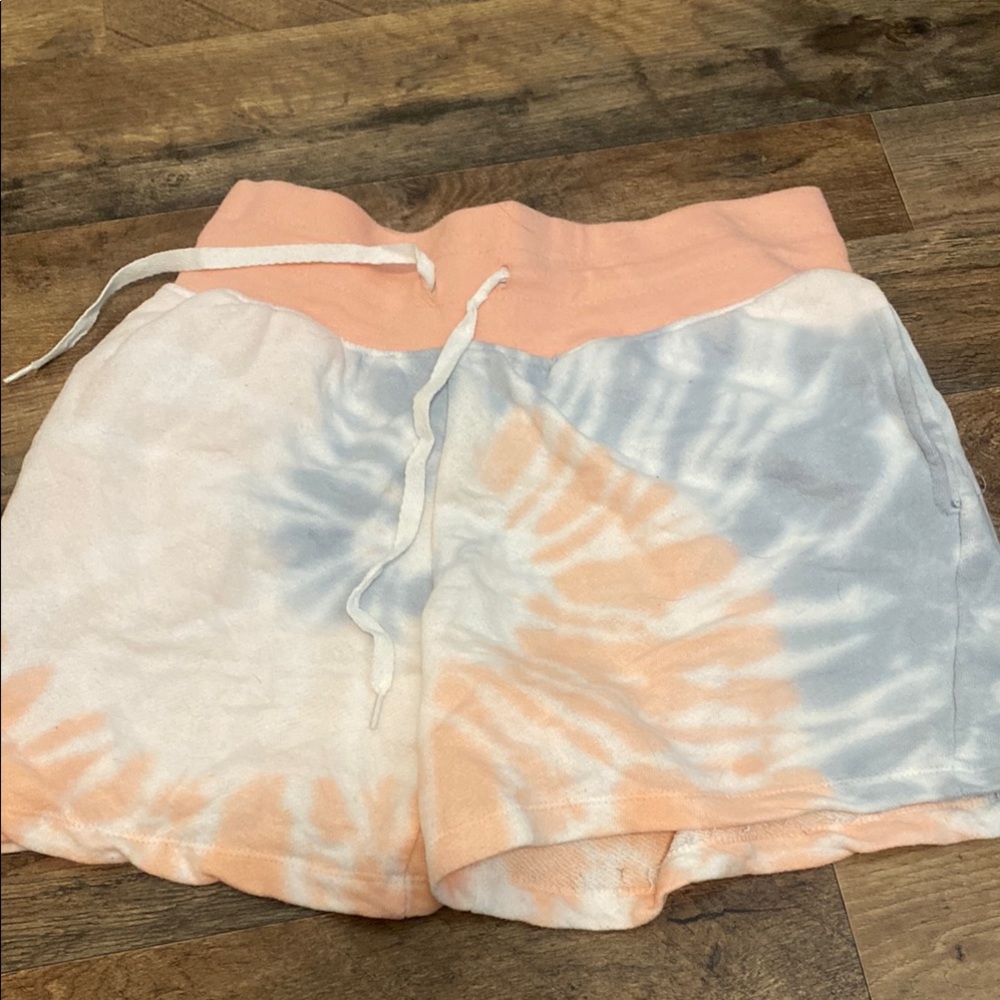 Tie-Dye High Waist Shorts